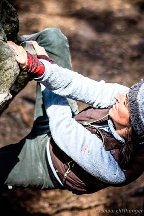 Sabin warming up in an unknown problem, Fontainebleau, France